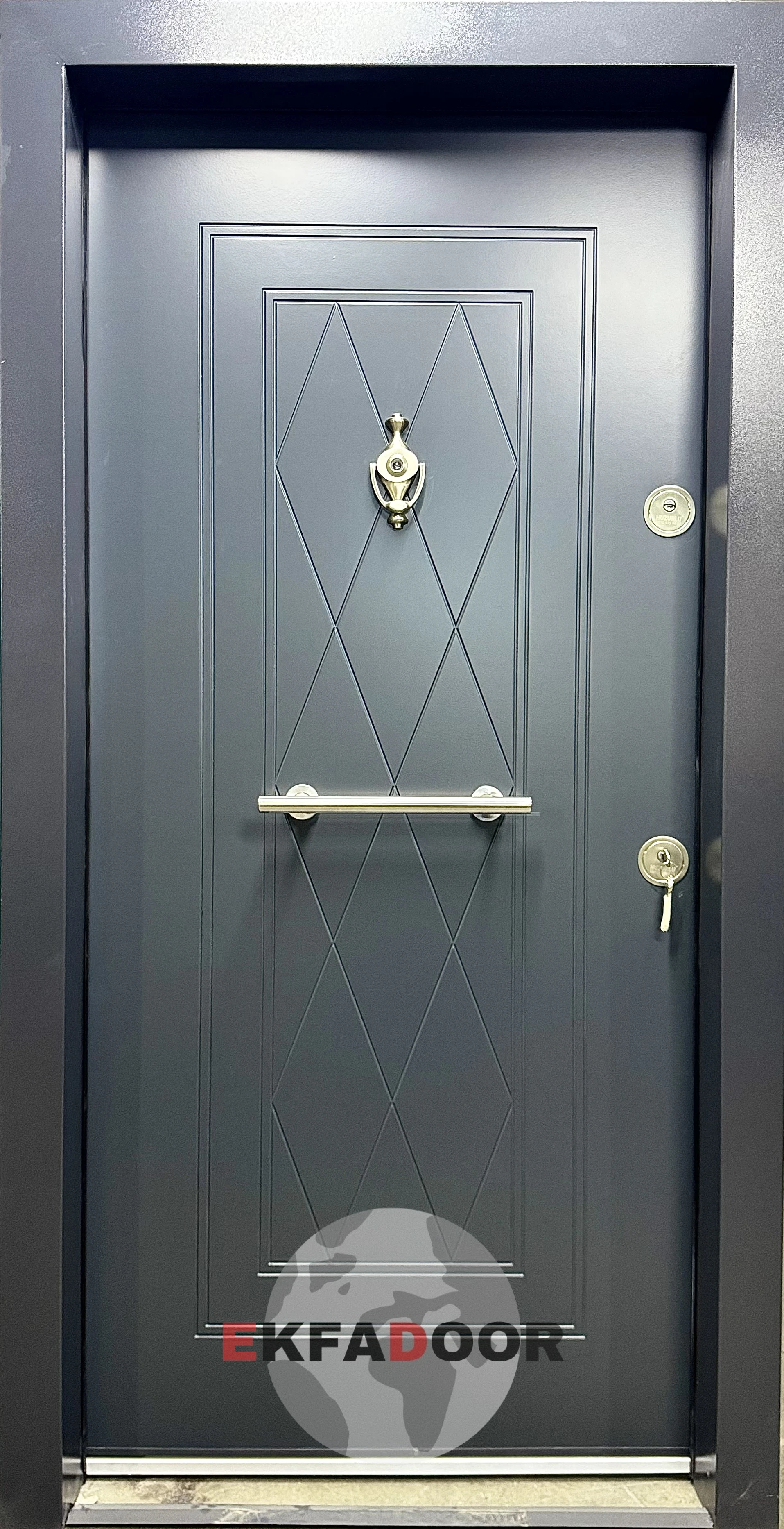 Ekonomik Çelik Kapılar E-0009 Modeli - EkfaDoor