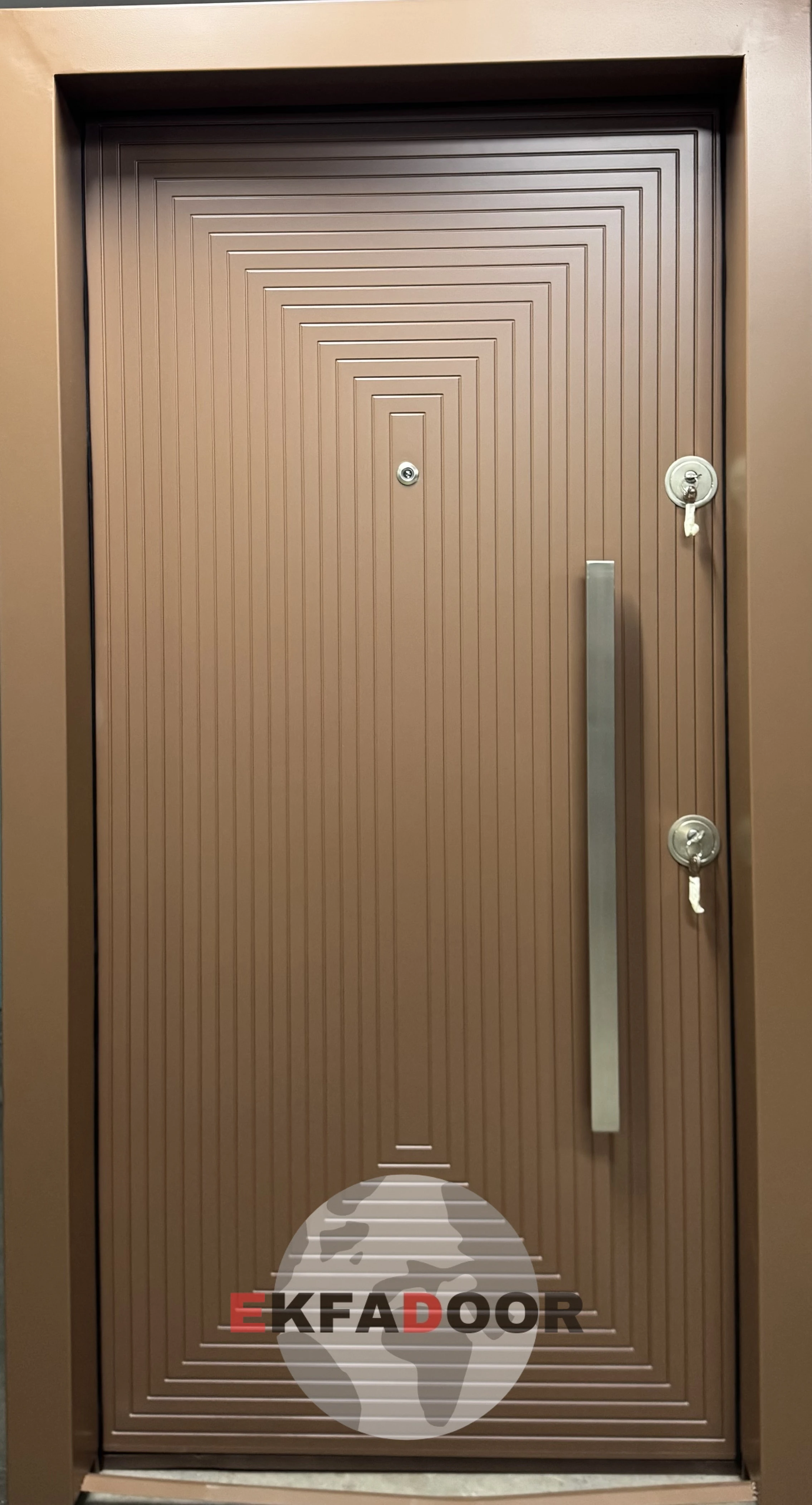 Ekonomik Çelik Kapılar E-0007 Modeli - EkfaDoor