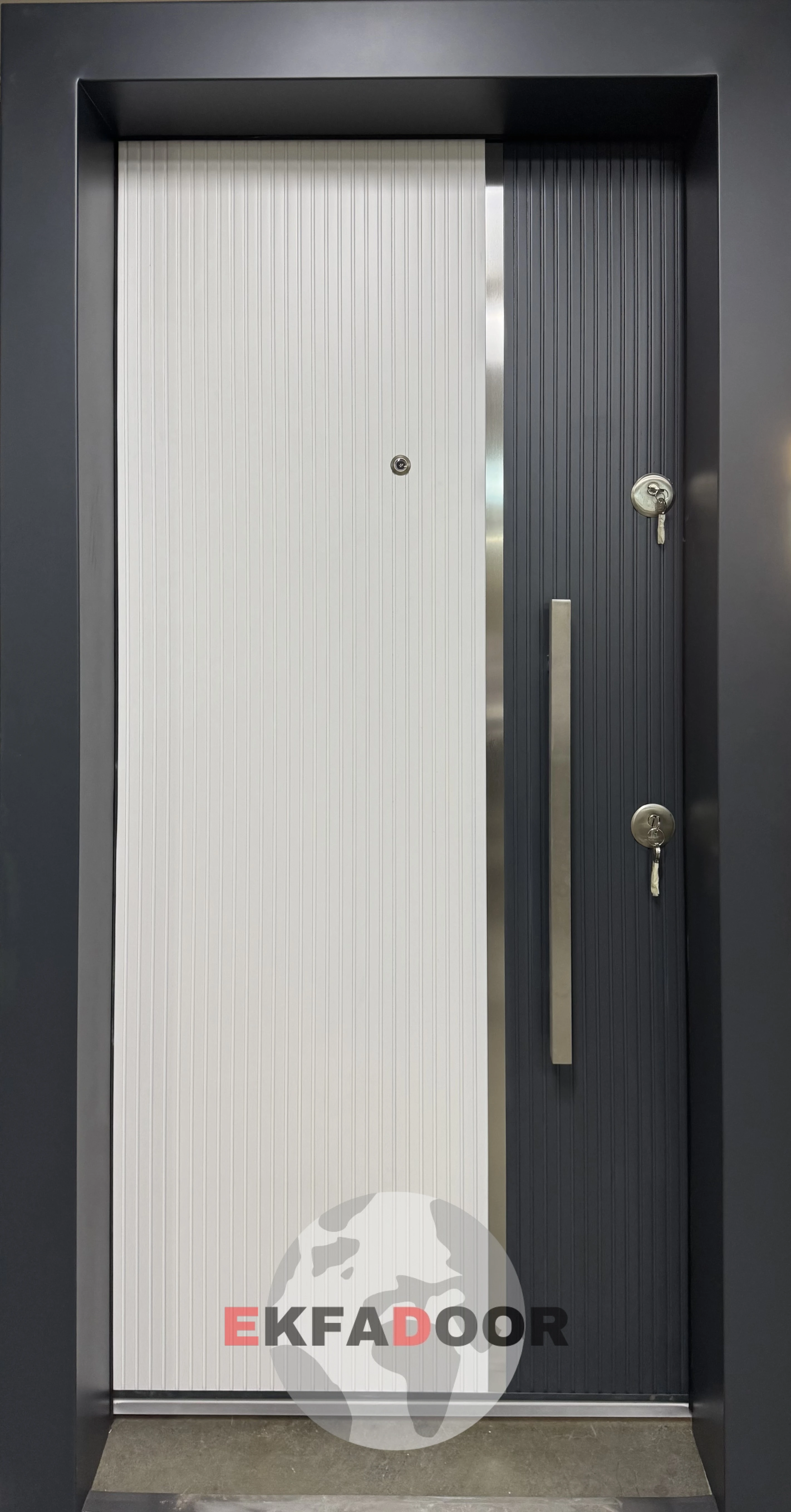 Ekonomik Çelik Kapılar E-0017 Modeli - EkfaDoor