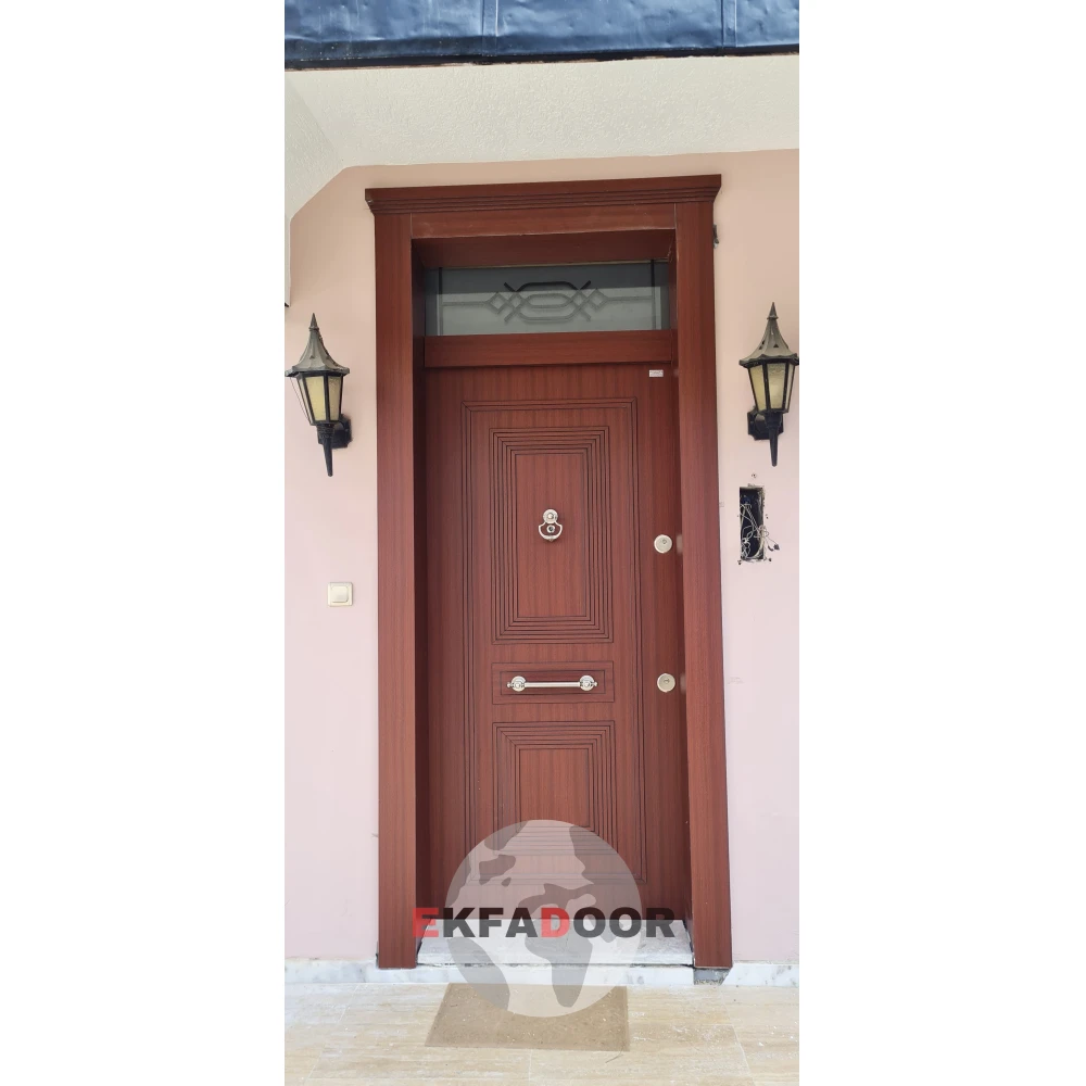 Dış İklim Kompozit ve Compact Lamine Çelik Kapılar KC-0048 - EkfaDoor