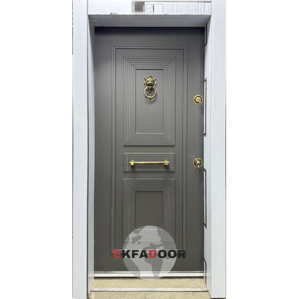 Dış İklim Kompozit ve Compact Lamine Çelik Kapılar KC-0050 - EkfaDoor