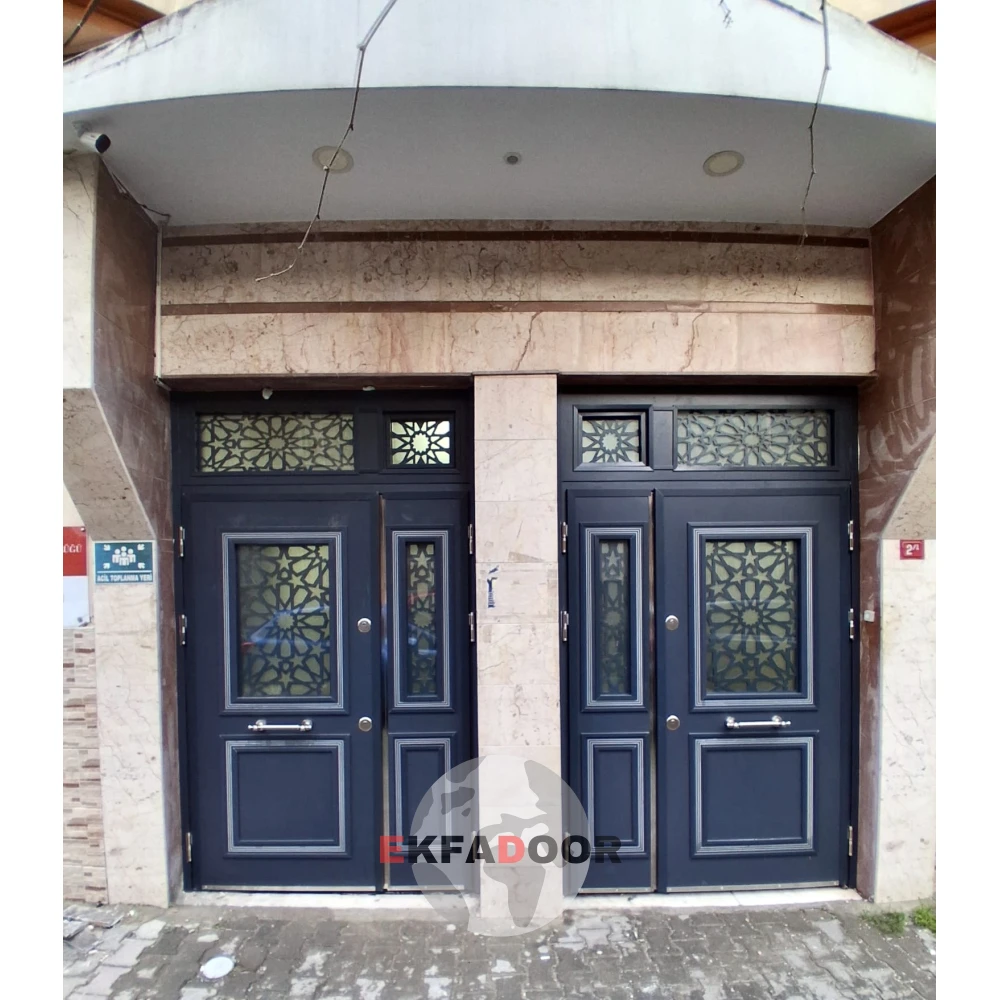 Dış İklim Kompozit ve Compact Lamine Çelik Kapılar KC-0051 Detay Görünümü 2